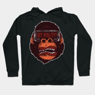 Gorilla with VR headset Hoodie
